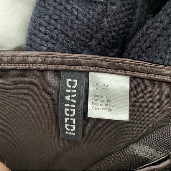 H&M | Dark brown fitted corset style dress - Picture 7 of 9